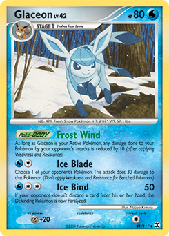 Pokemon Rising Rivals Glaceon - 41