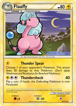 Pokemon HeartGold & SoulSilver Flaaffy - 42