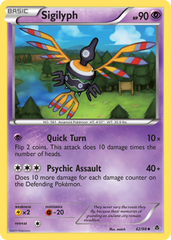 Pokemon Emerging Powers Sigilyph - 42