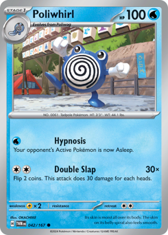Pokemon Twilight Masquerade Poliwhirl - 42