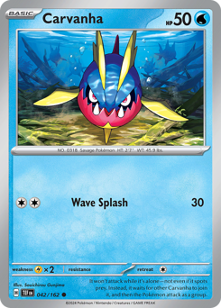 Pokemon Temporal Forces Carvanha - 42