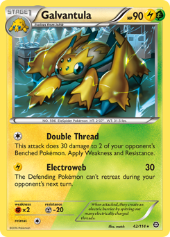 Pokemon Steam Siege Galvantula - 42
