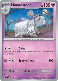 Pokemon Scarlet & Violet Black Star Promos Houndstone - 42