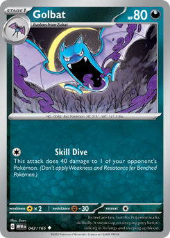 Pokemon 151 Golbat - 42