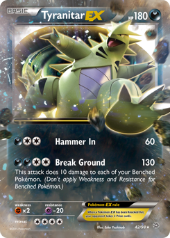 Pokemon Ancient Origins Tyranitar-EX - 42
