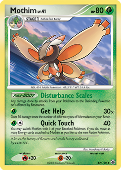 Pokemon Majestic Dawn Mothim - 42