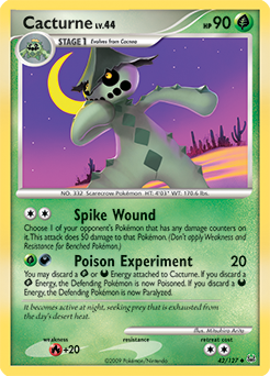 Pokemon Platinum Cacturne - 42