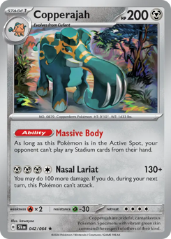 Pokemon Shrouded Fable Copperajah - 42