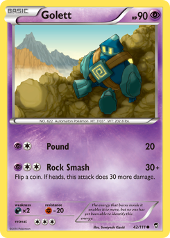 Pokemon Furious Fists Golett - 42
