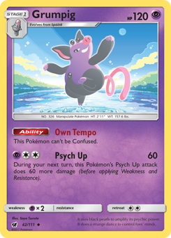 Pokemon Crimson Invasion Grumpig - 42