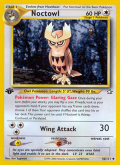 Pokemon Neo Genesis Noctowl - 42