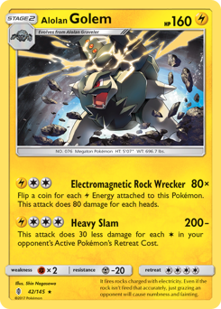 Pokemon Guardians Rising Alolan Golem - 42