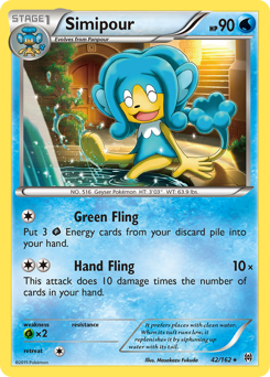 Pokemon BREAKthrough Simipour - 42
