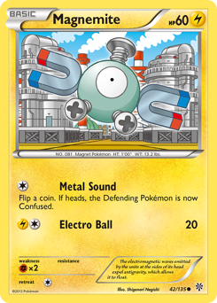 Pokemon Plasma Storm Magnemite - 42