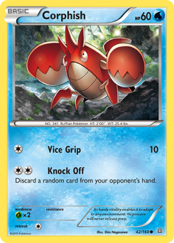 Pokemon Primal Clash Corphish - 42
