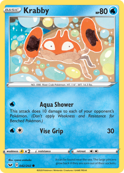 Pokemon Sword & Shield Krabby - 42