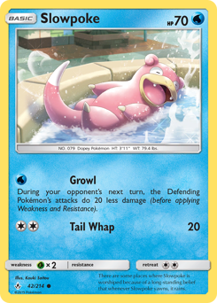 Pokemon Unbroken Bonds Slowpoke - 42