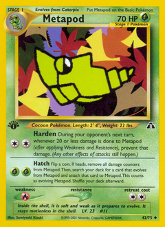 Pokemon Neo Discovery Metapod - 42