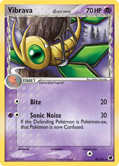 Pokemon Dragon Frontiers Vibrava δ - 42