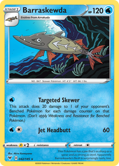 Pokemon Vivid Voltage Barraskewda - 42