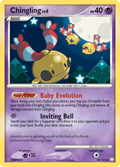 Pokemon Mysterious Treasures Chingling - 42