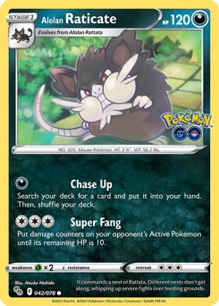Pokemon Pokémon GO Alolan Raticate - 42