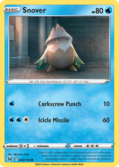 Pokemon Lost Origin Snover - 42