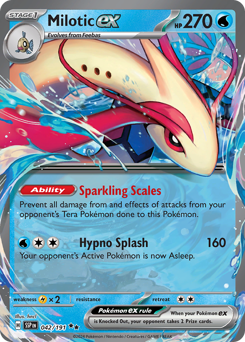 Pokemon Surging Sparks Milotic ex - 42