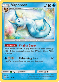 Pokemon Cosmic Eclipse Vaporeon - 42
