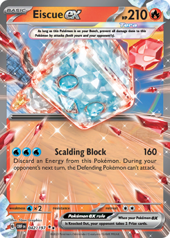 Pokemon Obsidian Flames Eiscue ex - 42