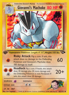 Pokemon Gym Challenge Giovanni's Machoke - 42