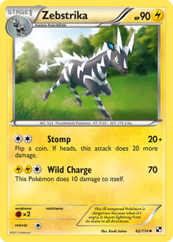 Pokemon Black & White Zebstrika - 42