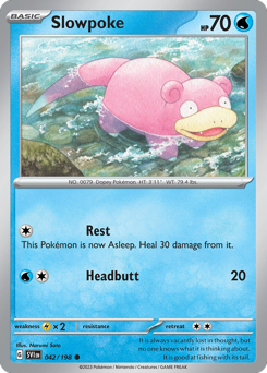 Pokemon Scarlet & Violet Slowpoke - 42