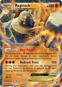 Pokemon Fates Collide Regirock-EX - 43