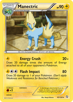 Pokemon Dragons Exalted Manectric - 43