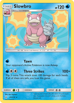 Pokemon Unbroken Bonds Slowbro - 43