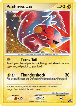 Pokemon Majestic Dawn Pachirisu - 43