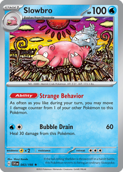 Pokemon Scarlet & Violet Slowbro - 43
