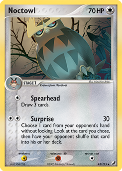 Pokemon Unseen Forces Noctowl - 43