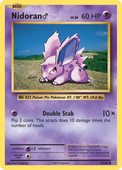 Pokemon Evolutions Nidoran ♂ - 43