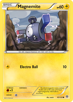 Pokemon Plasma Storm Magnemite - 43