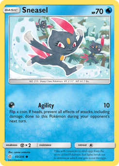 Pokemon Cosmic Eclipse Sneasel - 43