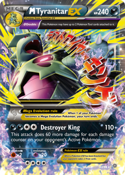 Pokemon Ancient Origins M Tyranitar-EX - 43