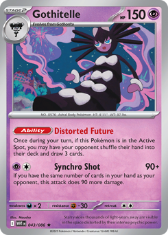 Pokemon White Flare Gothitelle - 43