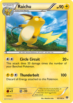 Pokemon XY Raichu - 43