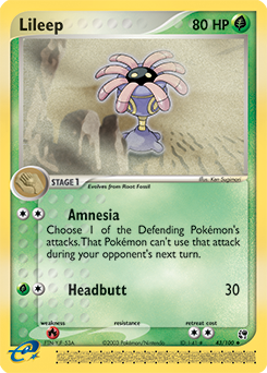Pokemon Sandstorm Lileep - 43