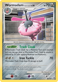 Pokemon Secret Wonders Wormadam Trash Cloak - 43
