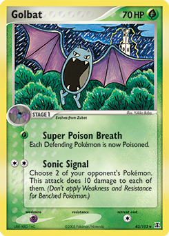 Pokemon Delta Species Golbat - 43