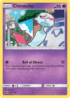 Pokemon Crimson Invasion Chimecho - 43