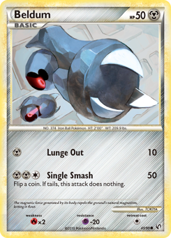Pokemon HS—Undaunted Beldum - 43